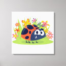 Pesquisar por desenhos flores impressão de canvas For kids
