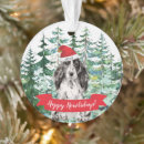 Pesquisar por cocker spaniel ornamentos Preto e branco