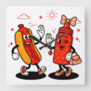 Pesquisar por cachorro quente relogios de parede Ketchup