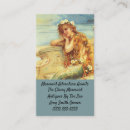 Pesquisar por sereia vintage cartao de visita Oceano