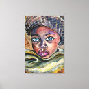 Pesquisar por olhos azuis impressão de canvas Azul