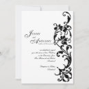 Pesquisar por extravagantes do casamento convites Preto e branco
