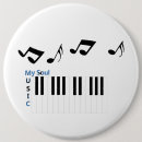 Pesquisar por amo a música botons Nota musical