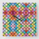 Pesquisar por mosaicos relogios de parede Padrão mosaico