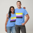 Pesquisar por binário camisetas Sinalizador não binário