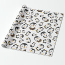 Pesquisar por pinguins papel de presente Preto e branco