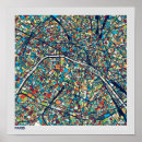 Pesquisar por mapa de paris pôsteres Cidade