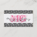 Pesquisar por zebra rosa cartao de visita Impressão da zebra