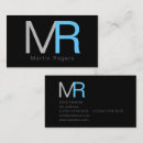 Pesquisar por letras grandes cartao de visita Preto