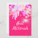 Pesquisar por pink bat mitzvah convites Floral