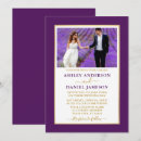 Pesquisar por roxo elegante casamento convites Chic