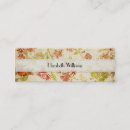 Pesquisar por flores vintage cartao de visita Salão de beleza