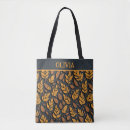 Pesquisar por laranja e marrom bolsas tote Floral