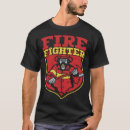 Pesquisar por arte bombeiro camisetas Incêndio