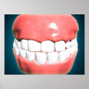 Pesquisar por dentes humanos pôsteres Imagem gerada digitalmente