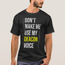 Pesquisar por ministro da igreja camisetas Diácono
