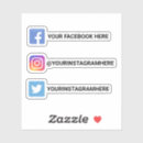 Pesquisar por facebook os adesivos Twitter