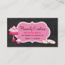 Pesquisar por damasco cor rosa e preto de cartao de visita Padaria