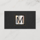 Pesquisar por couro marrom cartao de visita Monograma