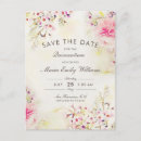 Pesquisar por watercolor save the date cartoes postais Romântico