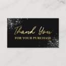 Pesquisar por obrigado para sua compra cartao de visita Customer