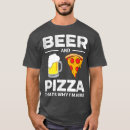Pesquisar por pizza e cerveja camisetas Comer