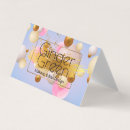 Pesquisar por balão azul cartao de visita Elegante