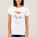 Pesquisar por flores românticas camisetas Bride
