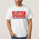 Pesquisar por alergia do trigo camisetas Engraçado