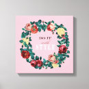 Pesquisar por mensagem de impressão de canvas Rosa