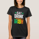Pesquisar por bebida irlandesa camisetas Dia