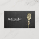 Pesquisar por cantor musical cartao de visita Vocalista