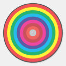 Pesquisar por círculos concêntricos adesivos Colorido