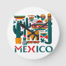 Pesquisar por crânio mexicano relogios de parede Vintage