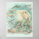 Pesquisar por sereia do vintage pôsteres Peixe