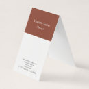 Pesquisar por marrom e branco cartao de visita For her