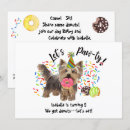 Pesquisar por do yorkshire terrier convites Animal