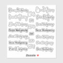 Pesquisar por assinatura adesivos Caligrafia