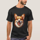 Pesquisar por cão feliz camisetas Corgi
