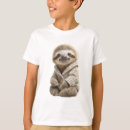 Pesquisar por arte da preguiça camisetas Animal fofo