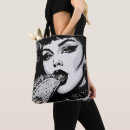 Pesquisar por estilo gótico bolsas tote Preto e branco