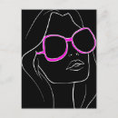 Pesquisar por rosa quente e preto cartoes postais Retrô