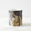 Pesquisar por lobo na neve canecas Lobos