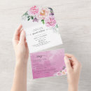 Pesquisar por fúcsia convites Floral aquarela