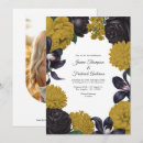 Pesquisar por floral dourado no preto casamento convites Qualquer pessoa