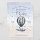 Pesquisar por hot air balloon baby shower convites For kids