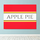 Pesquisar por listras vermelhas impressão de canvas Vermelho