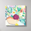 Pesquisar por cores brilhantes impressão de canvas Arte floral