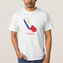 Pesquisar por filipino bandeira camisetas Mapa