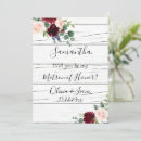 Pesquisar por burgundy floral convites Elegante